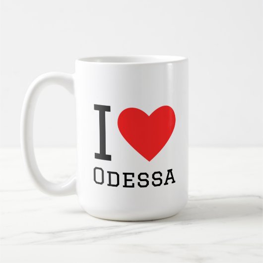 Mug J'aime Odessa (Gauche)
