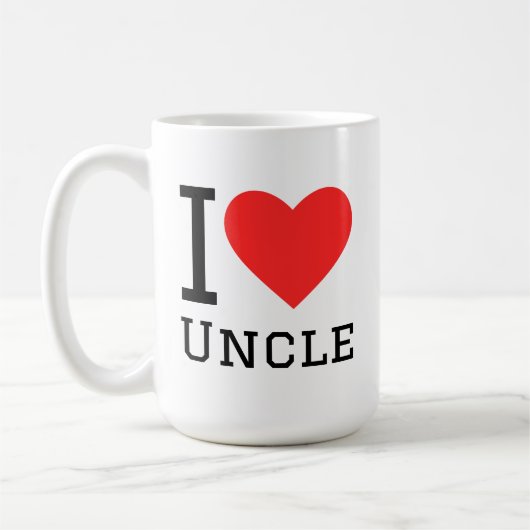 Mug J'aime oncle (Gauche)
