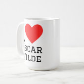 Mug j'aime Oscar Wilde (Devant gauche)