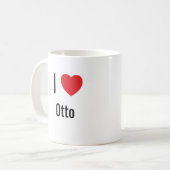 Mug J'aime Otto (Devant gauche)