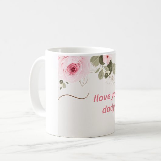 Mug J'aime papa (Devant gauche)