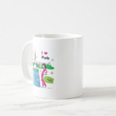 Mug J'aime Paris, France (Devant gauche)