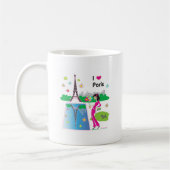 Mug J'aime Paris, France (Gauche)