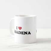 Mug J'aime Pasadena la Californie (Devant gauche)