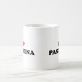 Mug J'aime Pasadena la Californie (Centre)