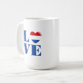 Mug J'aime Pays-Bas (Devant gauche)