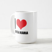 Mug J'aime Père Noël Maria (Devant gauche)