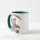 Mug J'Aime Père Noël ! Ours en peluche Noël (Devant gauche)