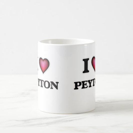 Mug J'aime Peyton (Centre)