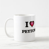 Mug J'aime Peyton (Gauche)