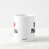 Mug J'aime Philadelphie (Centre)