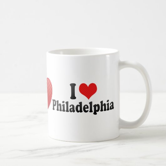 Mug J'aime Philadelphie (Droite)