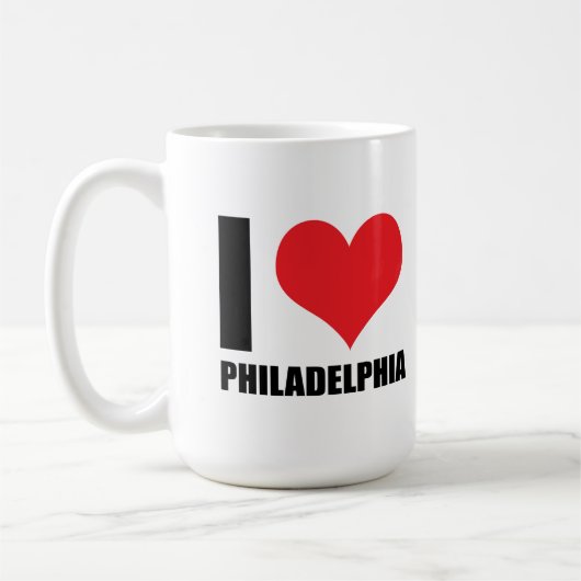 Mug J'aime Philadelphie (Gauche)