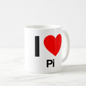 Mug j'aime pi (Devant droit)
