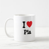 Mug J'aime Pia heart T-Shirt (Gauche)