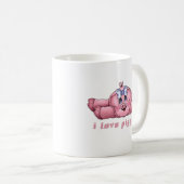 Mug J'aime Piggies (Devant droit)