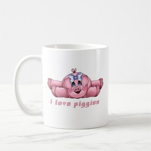 Mug J'aime Piggies (Gauche)