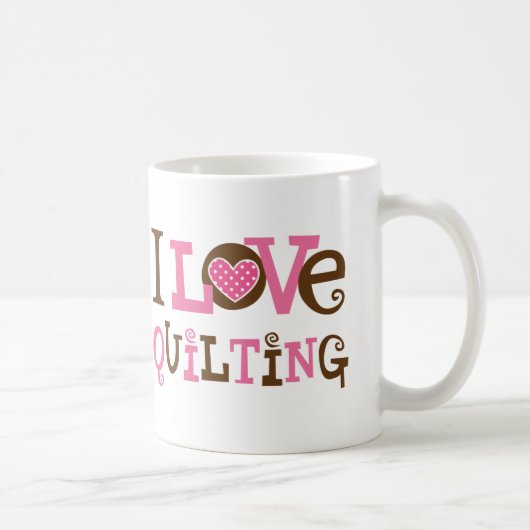 Mug J'aime piquer (le cadeau de Quilter) (Droite)