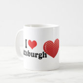 Mug J'aime Pittsburgh (Devant gauche)