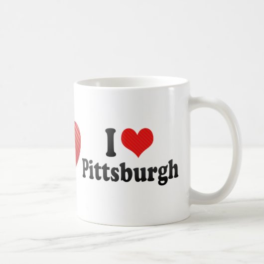 Mug J'aime Pittsburgh (Droite)