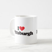 Mug J'aime Pittsburgh (Devant gauche)