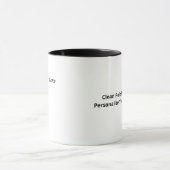 Mug J'aime plus le design moderne et épuré  (Centre)