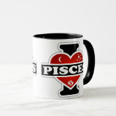 Mug J'aime Poissons (Devant droit)