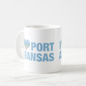 Mug J'Aime Port Aransas (Devant gauche)