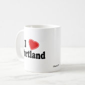 Mug J'aime Portland (Devant gauche)