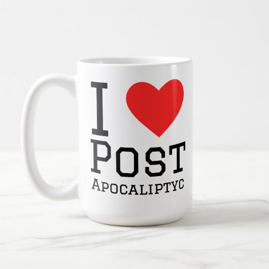 Mug J'aime post apocalyptique (Gauche)