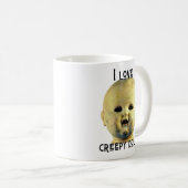 Mug J'Aime Poupées Déplaisantes - Tête de poupée (Devant droit)