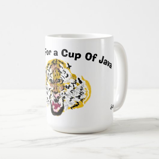 Mug : J'Aime Pour Une Coupe De Java (Devant droit)