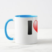 Mug J'aime princesse Parrots (Gauche)