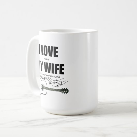 Mug J'aime quand ma femme me fait acheter une autre gu (Devant gauche)