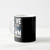 Mug J'Aime Quelqu'Un Avec Le Syndrome De Down (Devant gauche)
