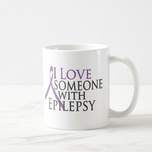 Mug j'aime quelqu'un avec l'épilepsie (Droite)
