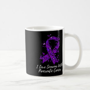 Mug J'Aime Quelqu'Un Avec Une Sensibilisation Au Cance