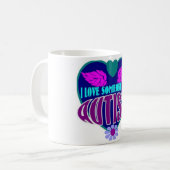 Mug J'aime quelqu'un qui a de l'autisme (Devant gauche)