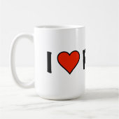 Mug J'aime Rachel (Gauche)