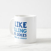 Mug J'aime Raconter des Blagues de Papa (Devant gauche)