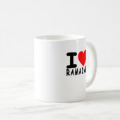 Mug J'aime Ramadan. (Devant droit)