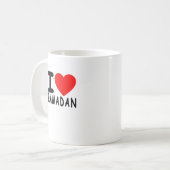 Mug J'aime Ramadan. (Devant gauche)