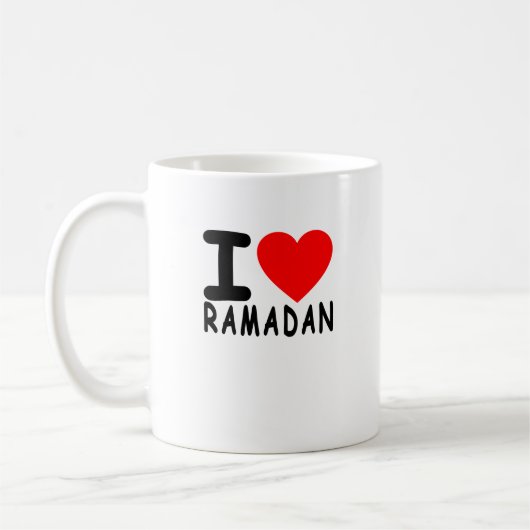 Mug J'aime Ramadan. (Gauche)
