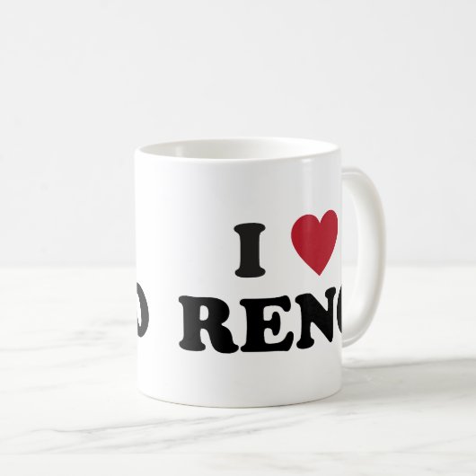 Mug J'aime Reno Nevada (Devant droit)