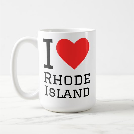 Mug J'aime Rhode Island (Gauche)