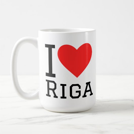 Mug J'aime Riga (Gauche)