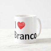 Mug J'aime Rio Branco (Devant droit)
