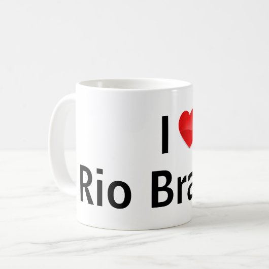 Mug J'aime Rio Branco (Devant gauche)