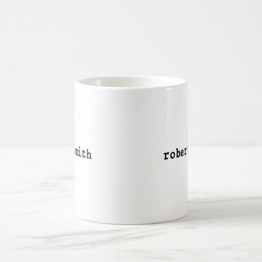 Mug J'aime Robert Smith (Centre)