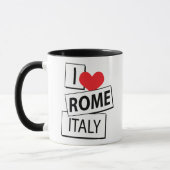 Mug J'aime Rome Italie (Gauche)